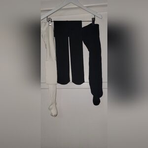 Black and White Tights Set Size 2T-4T/S/M